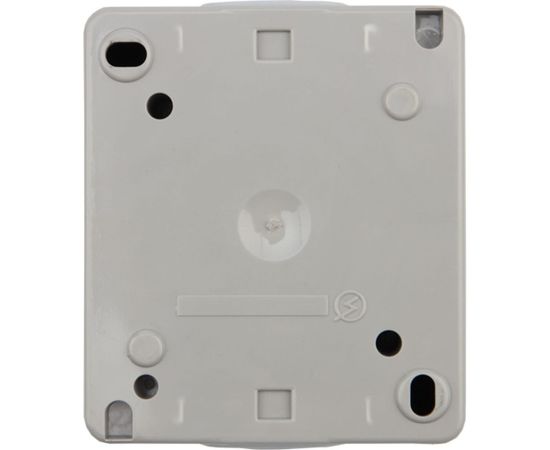 Накладная розетка KRANZ керамика с заземлением IP54 16А серая KR-78-0612 – изображение 8