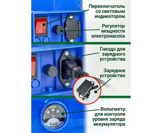 Гидравлический ранцевый опрыскиватель Зеленый луг 12 л 0R-00004044 – изображение 9
