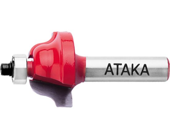 Фреза кромочная калевочная (33.3х16 мм; хвостовик 8 мм; R1-6,35/R2-4) Атака 8141020 