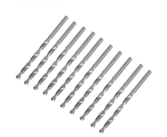 Сверло по металлу HSS (10 шт; 4х43х75 мм; цилиндрический хвостовик) LOM 1864663 