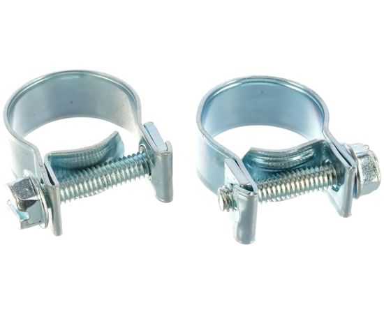 Металлические хомуты СИБРТЕХ, MINI 14-16мм, ширина 9мм, винтовой, W1, 2шт 47505 