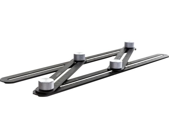 Алюминиевая 4-сторонняя линейка/угольник Gigant копировальный шаблон 130 мм GAR-4-130 