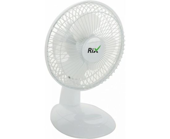 Бытовой настольный вентилятор RIX RDF-2200W, цвет белый, 25Вт 38216 