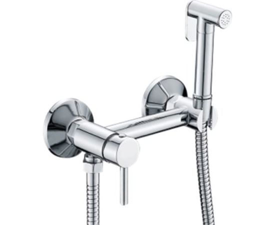 Смеситель для биде с гигиеническим душем OUTE латунь, хром TH505 