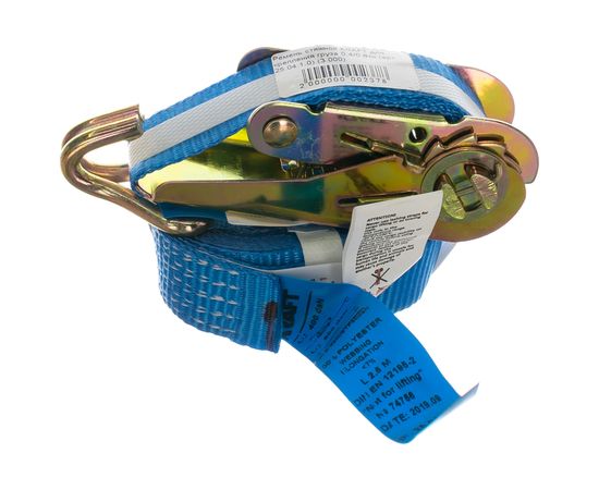 Стяжной ремень для крепления груза 3м, 0,4/0,8тн РОМЕК 25.04.1.0 2000000002378 