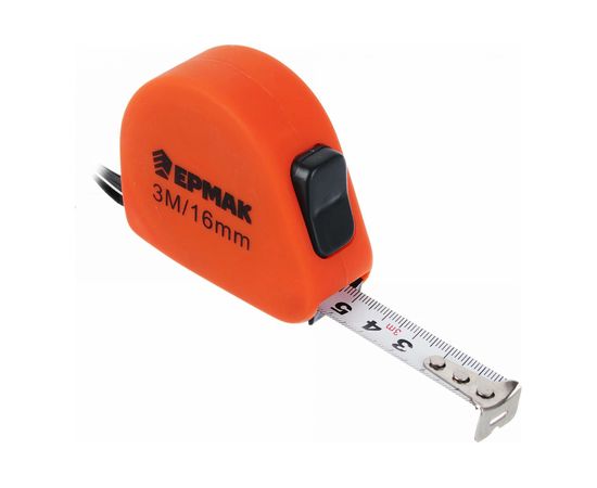 Рулетка ЕРМАК софт-тач 3мх16мм 658-731 