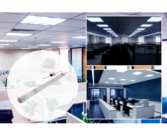 Комплект светодиодных линеек для потолочных светильников APEYRON "Армстронг" 4*8Вт 12-141 – изображение 11