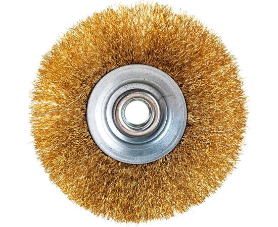 Кордщетка радиальная мягкая (115 мм; М14) для МШУ REDVERG 6623617 – изображение 2