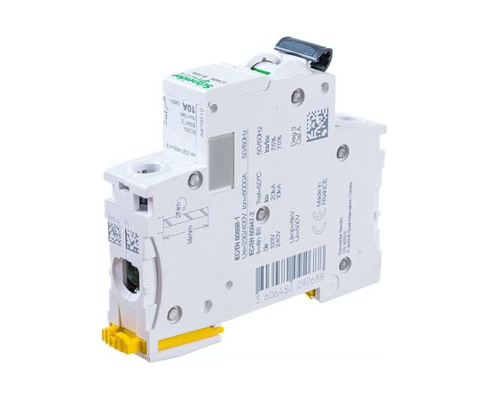 Автоматический модульный выключатель Schneider Electric 1полюс B 10А 6кА iC60N Acti9 A9F78110 – изображение 2