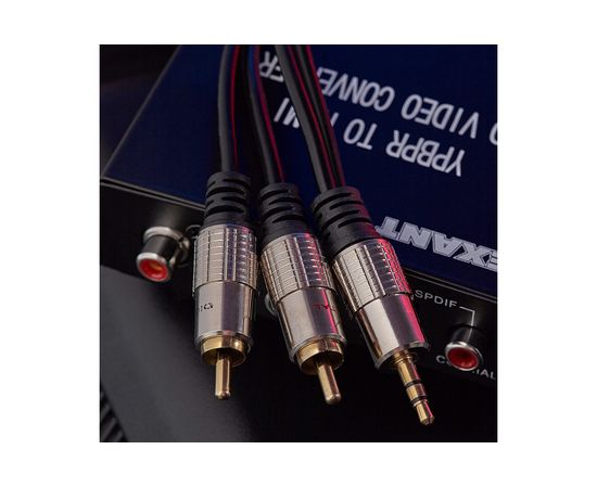 Шнур REXANT Стерео 3,5 мм - 2 RCA, длина 3 метра 17-4224 – изображение 2