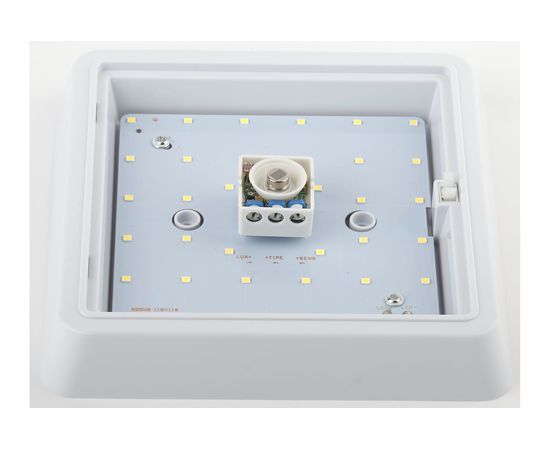 Светодиодный квадратный светильник ЭРА SPB4154KMWS 15Вт 4000К 1200лм 190x38 БЕЛЫЙ с датчиком движения Б0022451 – изображение 2