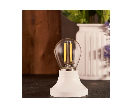 Филаментная диммируемая лампа REXANT Шарик GL45 7.5 Вт 2700K E27 604-127 – изображение 2