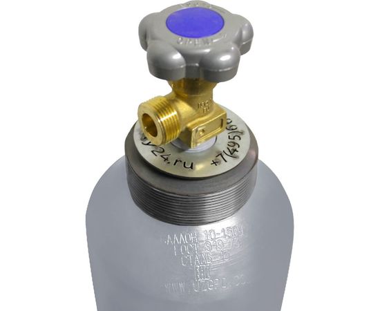 Баллон для аргона (10 л; 150 атм; вентиль сальниковый Cavagna) Ярко Вверх 8555462 – изображение 2