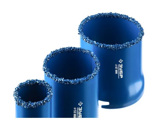 Набор кольцевых коронок Профессионал (5 пр; 33-67 мм) Зубр 33350-H5 – изображение 2