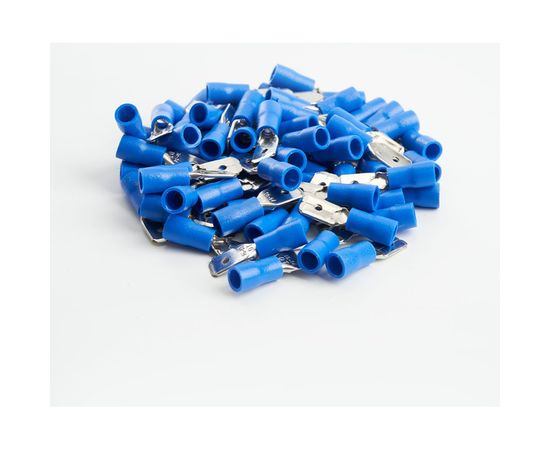 Изолированный плоский наконечник папа STEKKER РпИп 2,5-250, LD401-25250 ОПТ упаковка 100шт 39410 – изображение 2