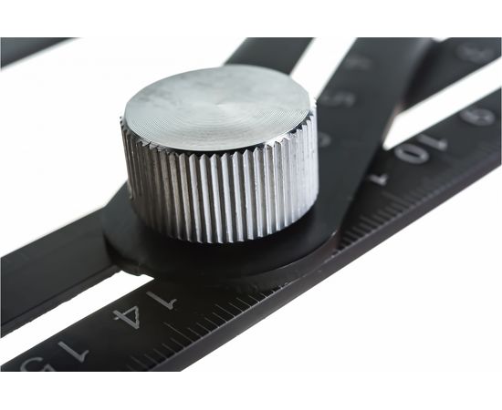 Алюминиевая 4-сторонняя линейка/угольник Gigant копировальный шаблон 130 мм GAR-4-130 – изображение 3