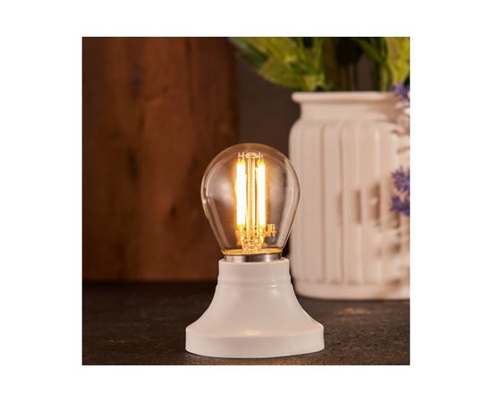 Филаментная диммируемая лампа REXANT Шарик GL45 7.5 Вт 2700K E27 604-127 – изображение 3