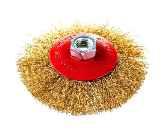 Кордщетка радиальная мягкая (115 мм; М14) для МШУ REDVERG 6623617 – изображение 3