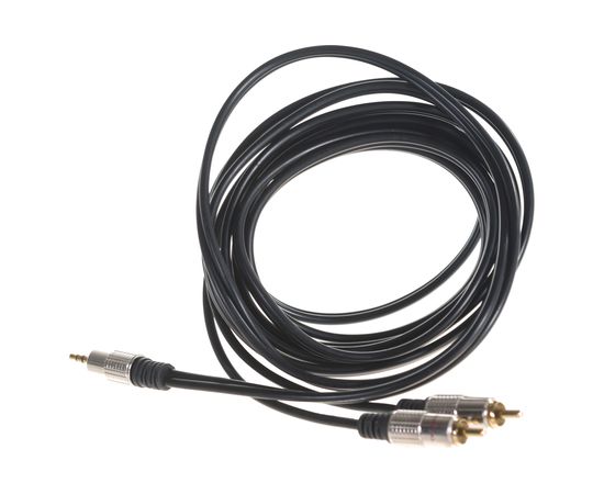 Шнур REXANT Стерео 3,5 мм - 2 RCA, длина 3 метра 17-4224 – изображение 4