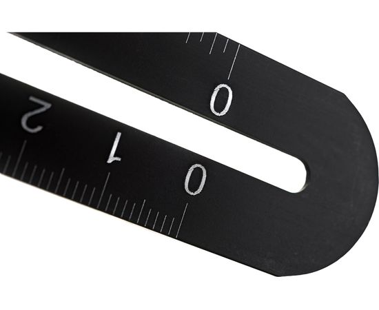 Алюминиевая 4-сторонняя линейка/угольник Gigant копировальный шаблон 130 мм GAR-4-130 – изображение 4