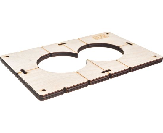 Комплект шаблонов для сверления подрозетников (5 шт; диаметр 72 мм; толщина 8 мм) РОТОР shablon72 – изображение 4