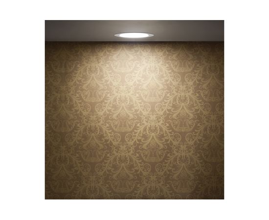 Круглый светильник Gauss белый 9W,126x126x54, O95мм, 3000K, 700 Lm 927420109-S – изображение 5