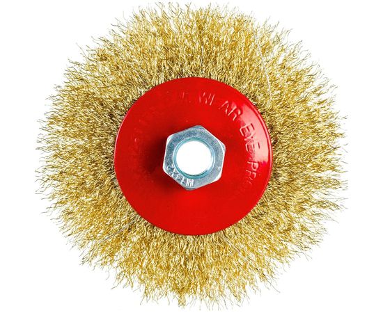 Кордщетка радиальная мягкая (115 мм; М14) для МШУ REDVERG 6623617 – изображение 6