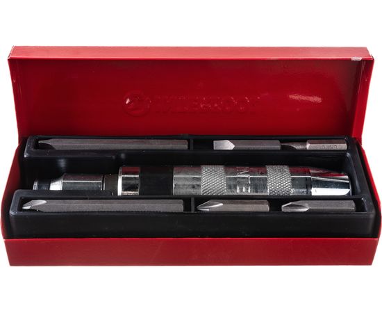 Ударная отвертка с комплектом насадок INTERTOOL 6 единиц HT-0431 – изображение 6