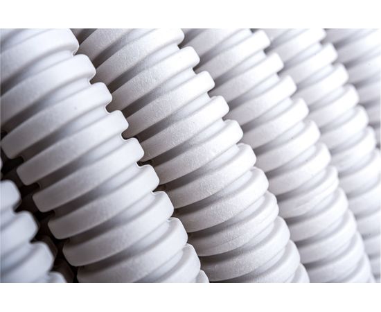 Легкая гофротруба УРАЛ ПАК ПВХ, с протяжкой Россия - 20 мм 50 м ГФ-0101720-050 – изображение 6