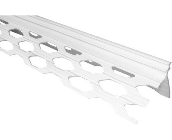 Углозащитный штукатурный профиль СХТ с маяком 6 мм, 3 м, пластиковый СХ0080 