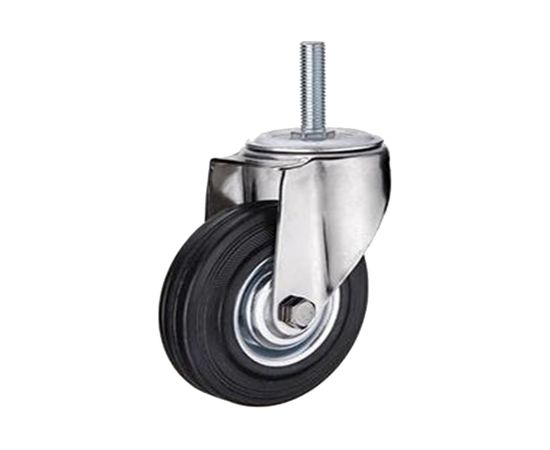 Колесо промышленное поворотное крепление болтом М10 SCT93 75 мм MFK-TORG 4008075 М10 