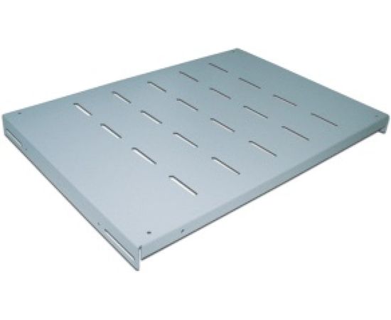 Полка для двухрамных стоек TWT глубиной 600 мм, 4 точки, 80кг, серая TWT-RACK2-S4-6/80 
