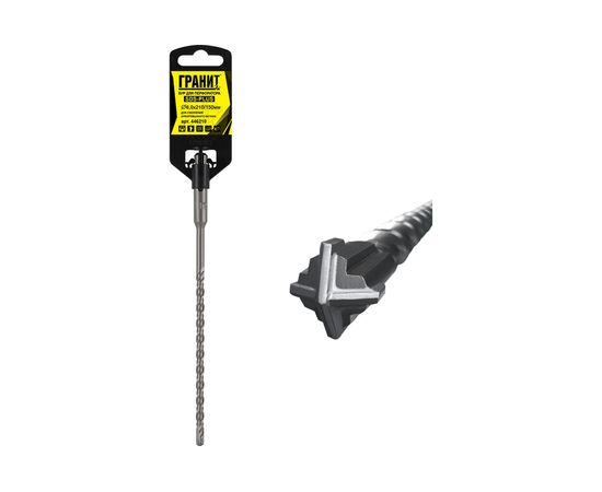 Бур Quadro-X (6.0х210/150 мм; SDS-plus) ГРАНИТ 446210 
