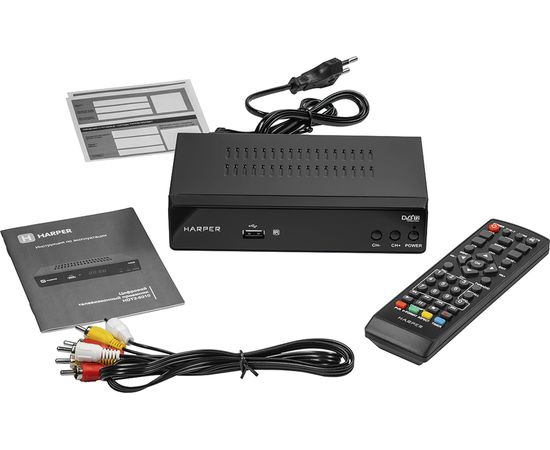 Цифровой телевизионный приемник HARPER DVB-T2 HDT2-5050 с функцией FULL HD медиаплеера H00001479 
