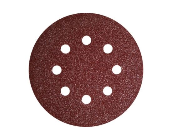 Круг шлифовальный на липкой основе (25 шт; 125 мм; Р80) ПРАКТИКА 034-175 
