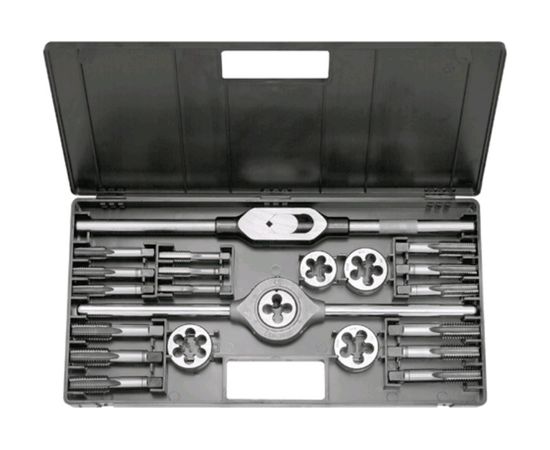 Резьбонарезной набор Bucovice Tools M 2-II, 23 предмета, M12-M20, в пластиковом кейсе 310200 