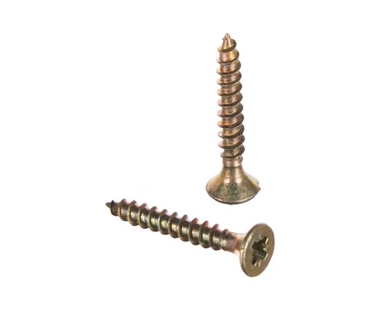 Универсальные шурупы Профикреп жёлтый цинк 3,0х20 200 шт 111206 