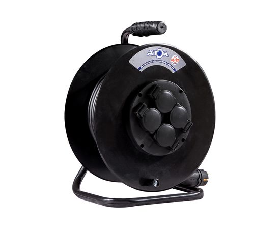 Силовой удлинитель на металлической катушке АТЛАНТ КГ 4000 Вт 30м IP 44 (с заземлением) 50034 
