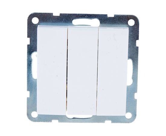 3-клавишный выключатель LK Studio схема 1+1+1 16 A, 250 B белый 862104-1 