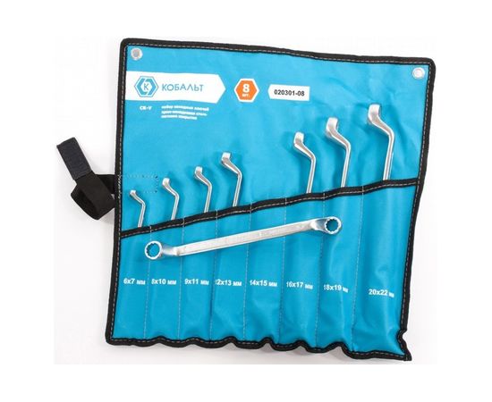 Набор накидных ключей 8шт КОБАЛЬТ 020301-08 