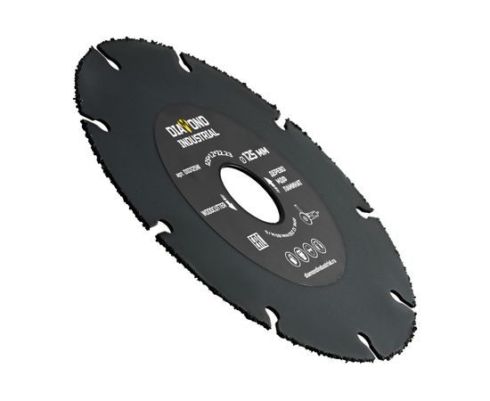 Диск пильный по дереву WOODCUTTER (125х22.23 мм) Diamond Industrial DID125W – изображение 2