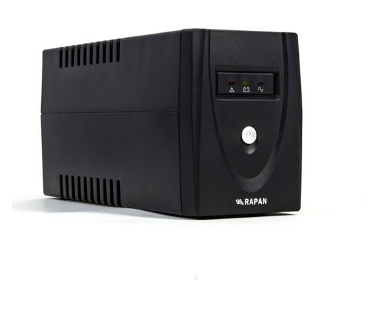Интерактивный источник питания RAPAN-UPS 600 220В 600ВА/350Вт меандр с АКБ 7 Ач 739 – изображение 2