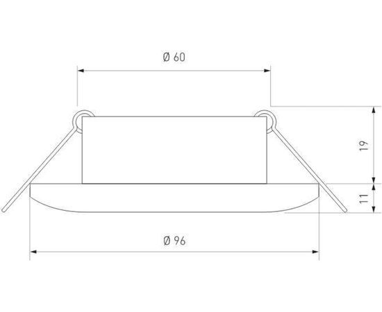 Встраиваемый светильник Elektrostandard 2180 MR16 CL прозрачный a034163 – изображение 2