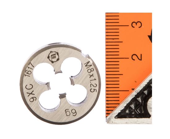 Плашка М 8 х1.25 9ХС ТМ Туламаш 57879 – изображение 2