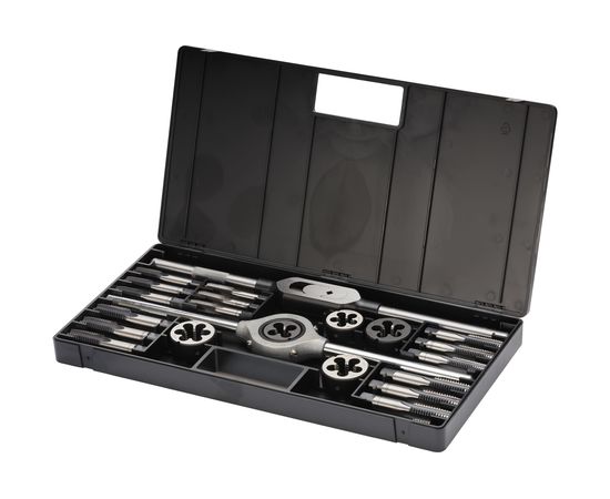 Резьбонарезной набор Bucovice Tools M 2-II, 23 предмета, M12-M20, в пластиковом кейсе 310200 – изображение 2