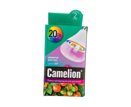 Светодиодная лампа для растений Camelion LED20-PL E27 20Вт 220В 14310 – изображение 2