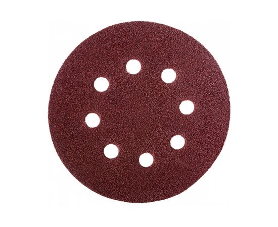Круг шлифовальный на липкой основе (25 шт; 125 мм; Р80) ПРАКТИКА 034-175 – изображение 2