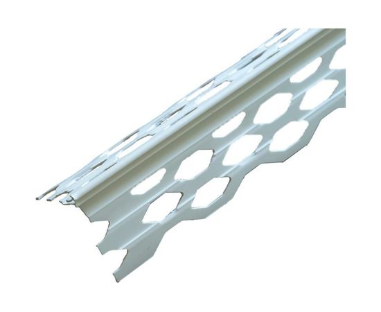 Углозащитный штукатурный профиль СХТ с маяком 6 мм, 3 м, пластиковый СХ0080 – изображение 2