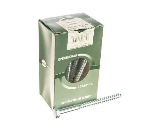 Шуруп глухарь с шестигранной головкой Метизный двор 10x140, 20 шт. 4607159064028 – изображение 2