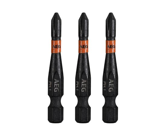 Биты ударные AAK503PH1 (3 шт; PH1; 50 мм) AEG 4932479180 – изображение 2